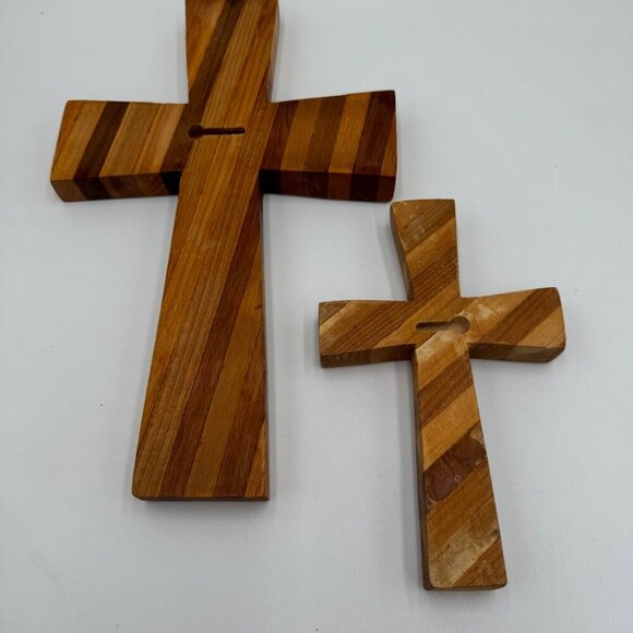 Natural Wooden Cross - Salvaged Wood Cross - Christian Cross - One of A Kind Cro - Picture 4 of 12